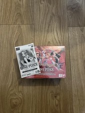 One Piece EB-03 Heroines Edition Sealed Booster Box + Dash Pack In Hand 