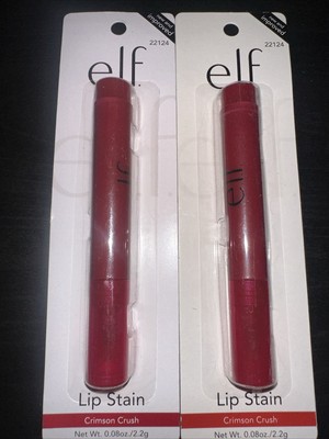 2x ELF Lip Stain Crimson Crush elf Sealed New In Package