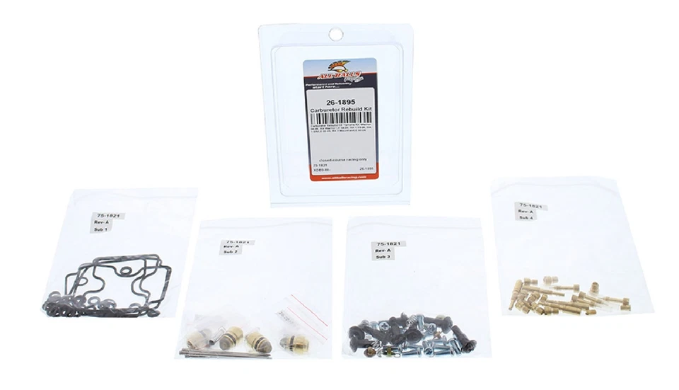 Carburetor Rebuild Kit For Yamaha RX-1 2003-2005; 26-1895 Foto 3 de 4