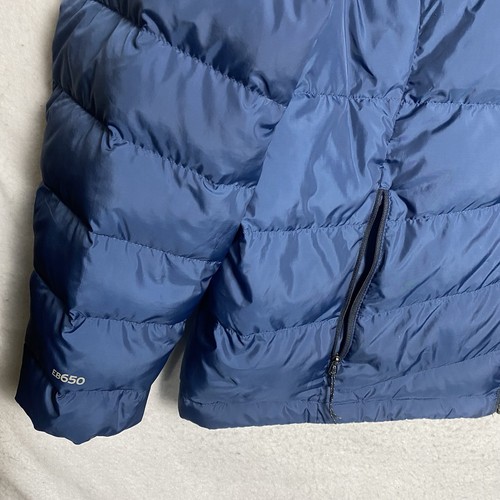 Eddie Bauer Women's EB650 Down Chevron Puffer Jacket Packable Blue Size XXL 2XL - Picture 8 of 22