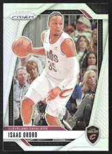 2024-25 Panini Prizm #163 Isaac Okoro Prizms Silver
