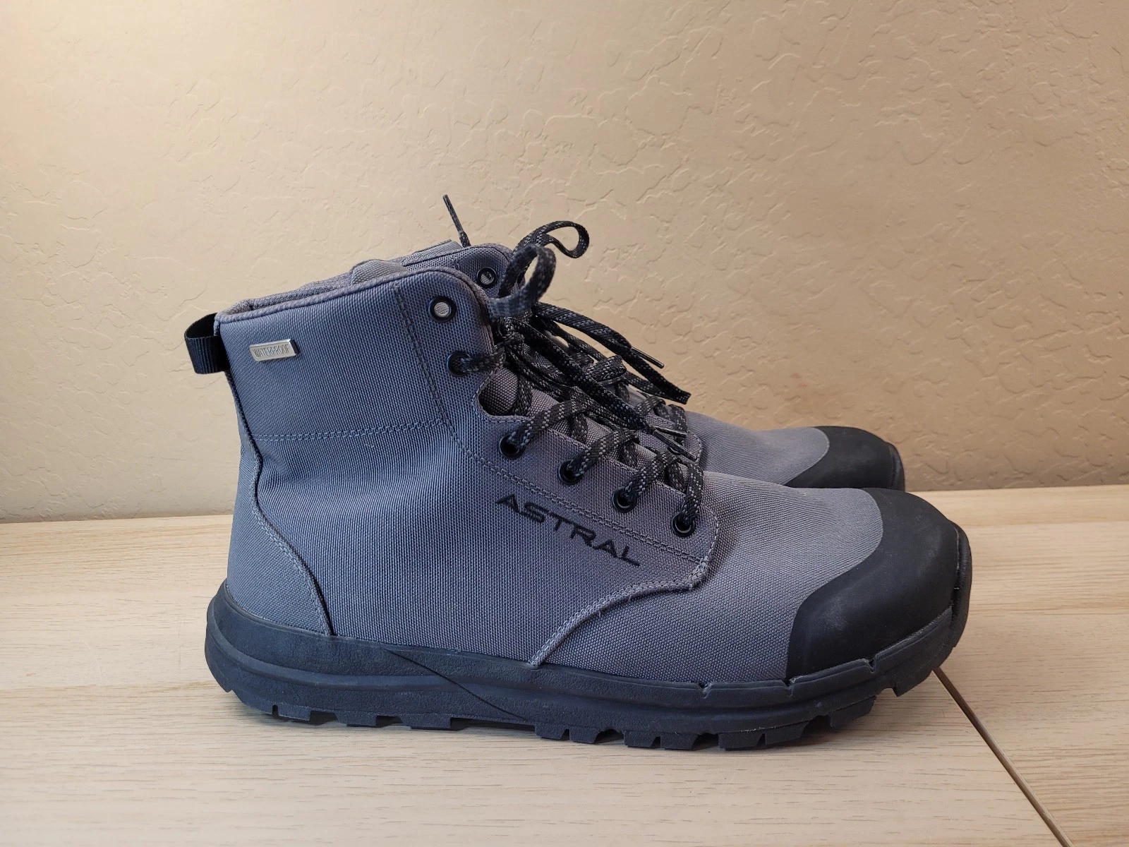 Astral Pisgah Waterproof Ultralight Hiking Trail Gray Boots Mens 14 EUC