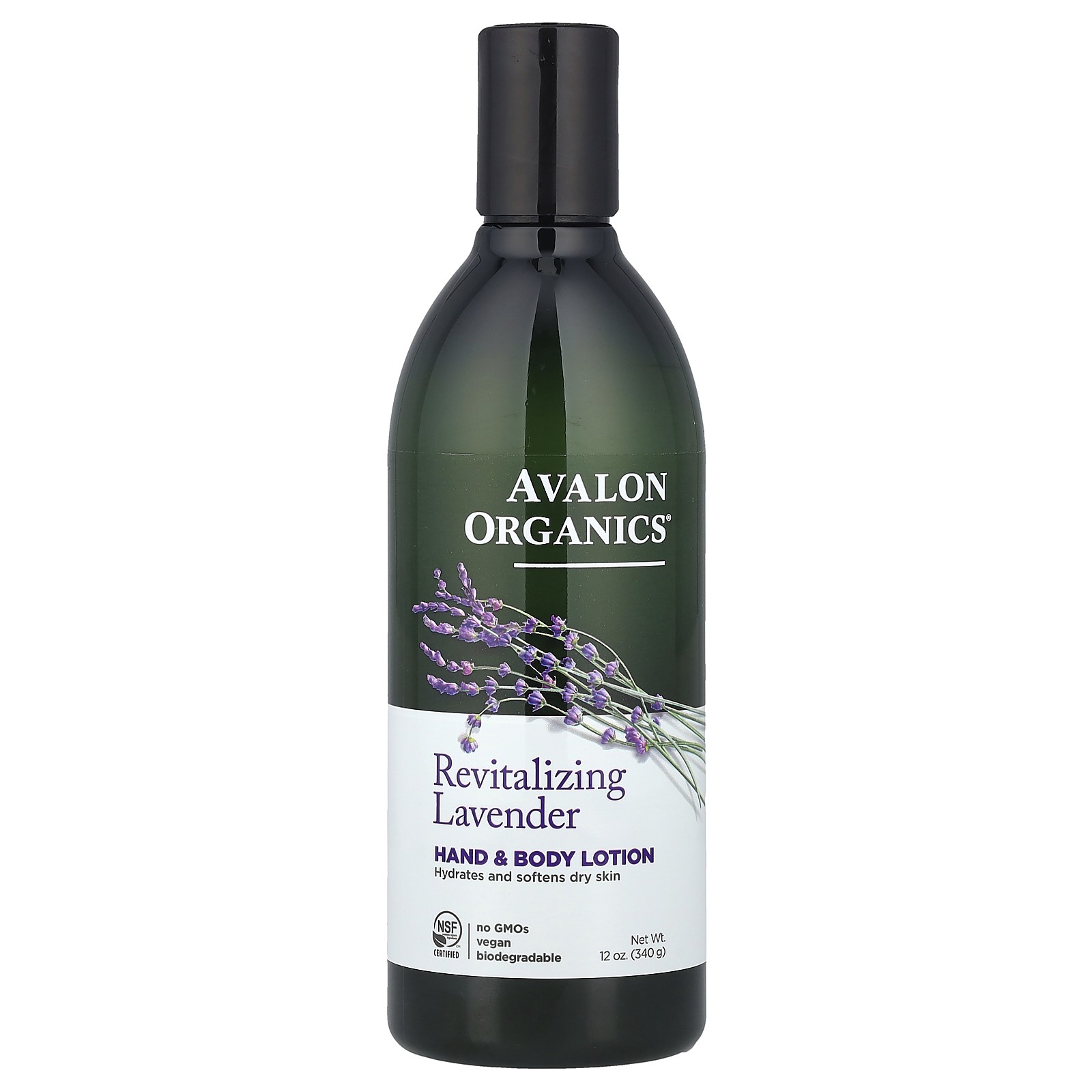 Avalon Organics Hand Body Lotion Лаванда 12 унций 340 г Гипоаллергенный Прыгающий 3090₽