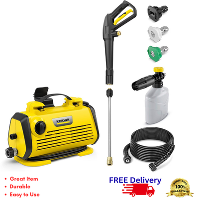 #ad Karcher K3 Horizontal 1700 PSI Electric Pressure Washer Power Foam Cannon Patios $187.60