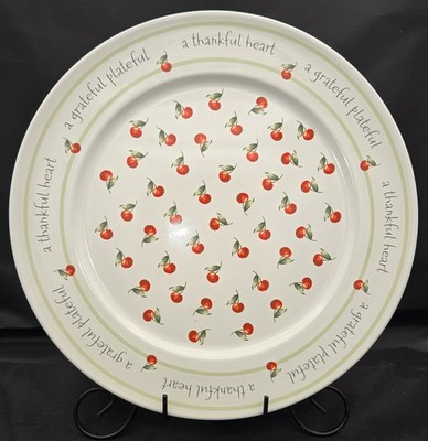 Hallmark Sharing Appreciation Plate With Cherry Design