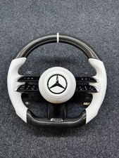 Amg Carbon Fiber Steering Wheel For Mercedes-benz Amg A B C S G E Old To New
