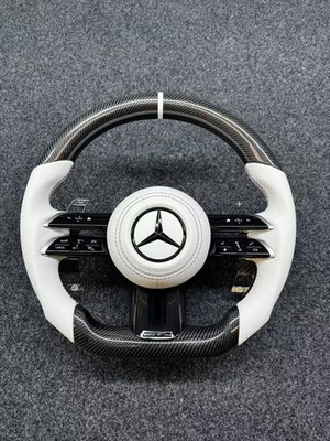  AMG Carbon Fiber Steering Wheel for Mercedes-Benz AMG A B C S G E W/ACC 2012+