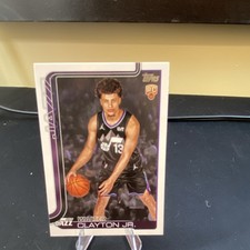 Topps 2025-26 Rookie Walter Clayton Jr. #218 Utah Jazz Base Set Basketball Card