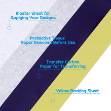 Tattoo Transfer Paper, 35 Sheets Stencil Transfer Paper for Tattooing, A4 Size