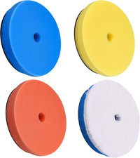 4 Pieces Buffing Polishing Pads 6 Inch Orbital Buffer Pads Hook And Loop Buffing 4 Pieces Buffing Polishing Pads 6 Inch Orbital Buffer Pads Hook And Loop Buffing
