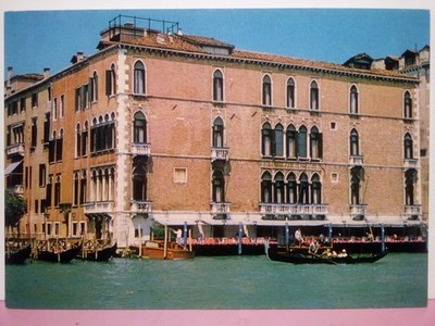 Venice Italy Hotel Gritti Palace canal boats