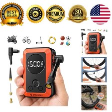 S0 Mini Bike Pump 20s Fast Inflate Bicycle Pump with Gauge