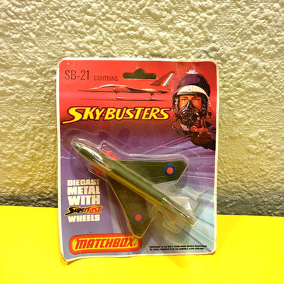 Vintage LESNEY London  Matchbox Sky Busters SB 21 LIGHTNING 1976 OVP  Rarität