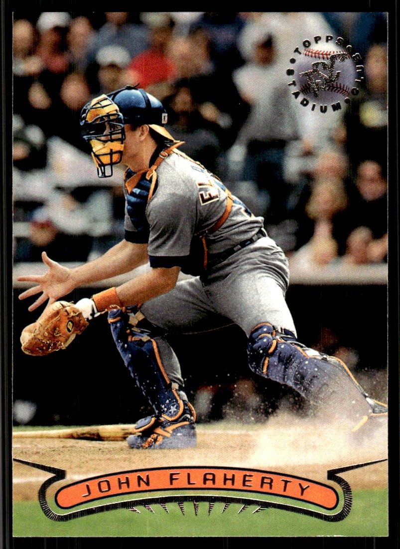 John Flaherty 1996 Stadium Club #397 Tigers MLB READ FREE SHIPPING AutographDen