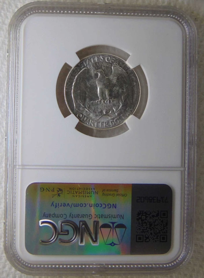 1955 Washington Silver Quarter Dollars  25C, NGC MS65, SWEET COIN!!! - Image 4 of 4