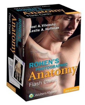 Rohen's Photographic Anatomy Flash Cards by Joel A. Vilensky (English) Cards Boo