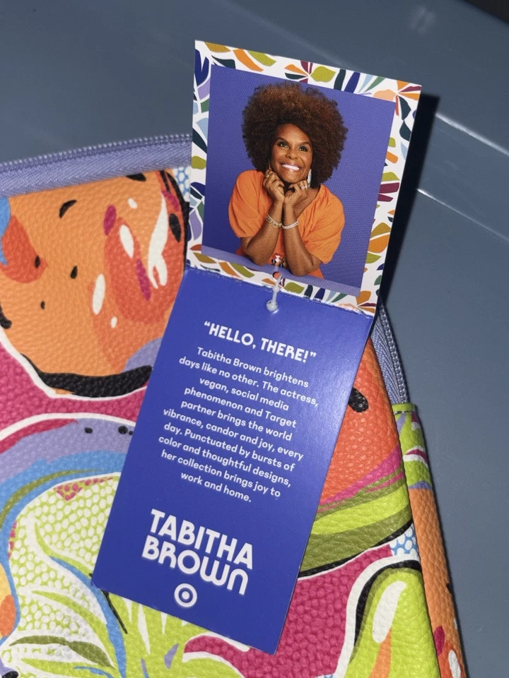 NWT Tabitha Brown 15” Tech Sleeve Fruit Print Laptop/Tablet Fun Colorful - Image 4 of 4