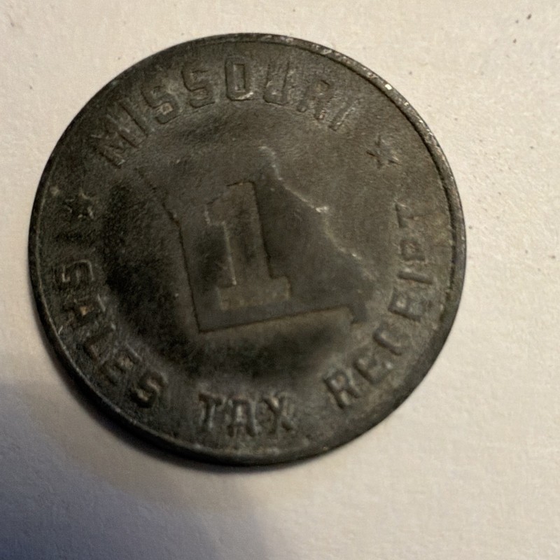 Missouri Sales Tax Receipt Token Circulated