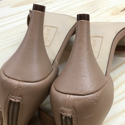 Style & Co Heels Womens 8 M Paycee Ankle Strap Brown Faux Leather Open Toe NEW - Picture 15 of 21