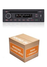 Autoradio Blaupunkt Milano 200 BT f&uuml;r Mercedes C-Klasse W202 + Bose Bluetooth US
