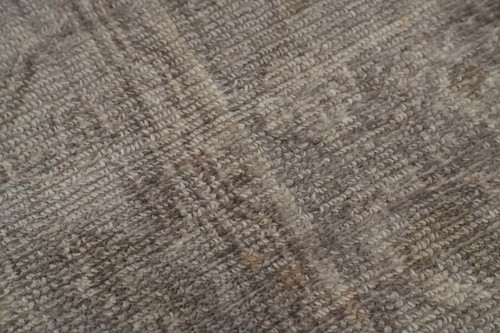 Handmade Transitional Oushak Area Rug 7x10 Ft Gray Silk Carpet Bedroom Rug - Picture 7 of 13