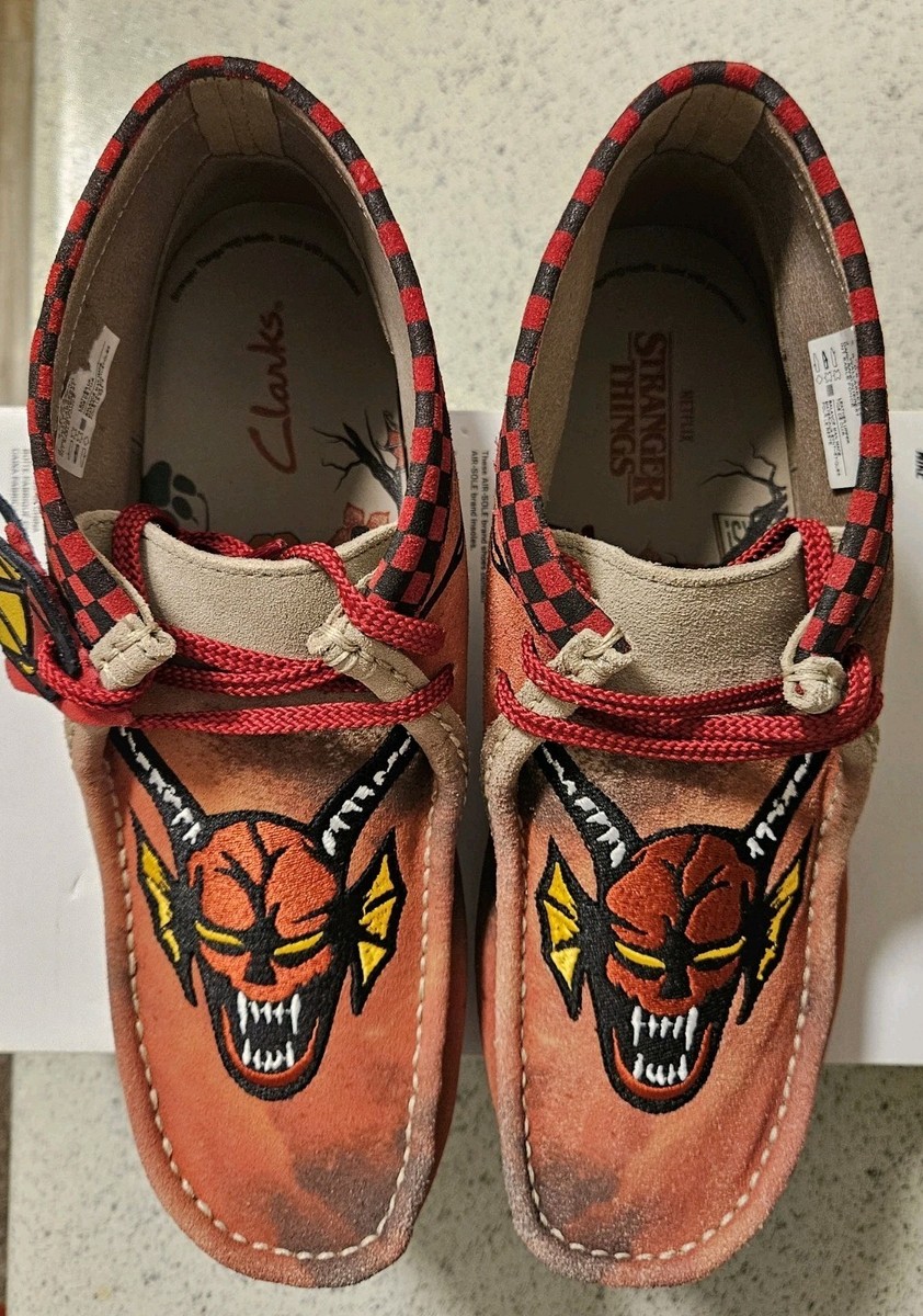 Clarks Wallabee Stranger Things Hellfire Club Limited Edition Leather US 11 M ** Clarks Originals Wallabee EvoStranger Things Hellfire Club  main image 2