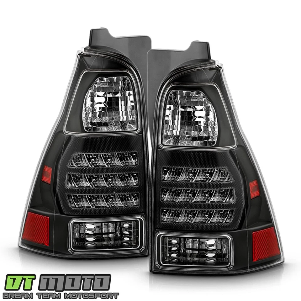 Par de luces traseras LED negras izquierda+derecha para Totota 4Runner 2006-2009 Foto 3 de 4