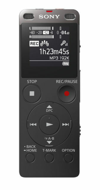 streng Op de grond stewardess Sony ICDUX560 4GB Stereo Digital Voice Recorder for sale online | eBay