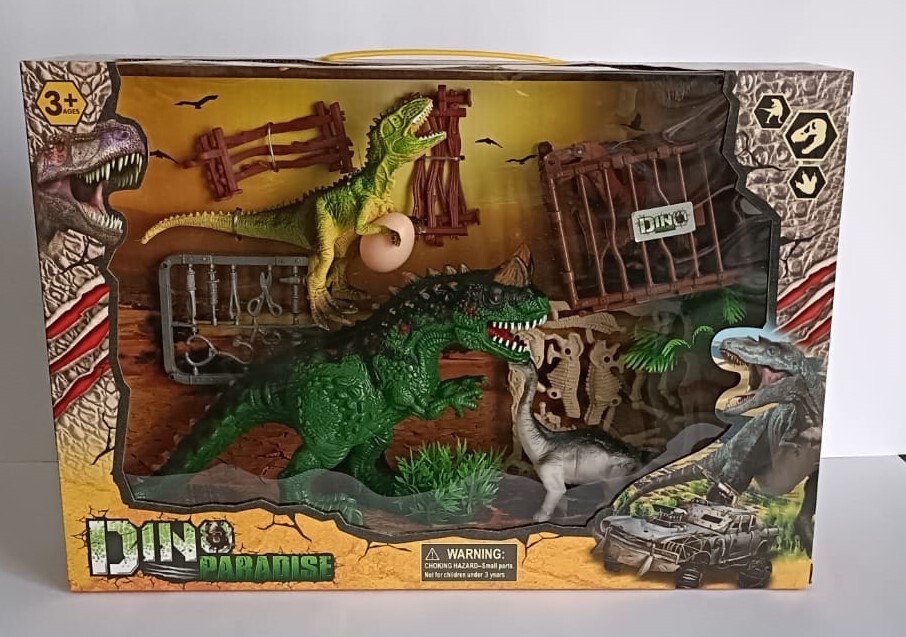 Giocattolo Dino Paradise Dinosauri Assortiti con Accessori General Trade