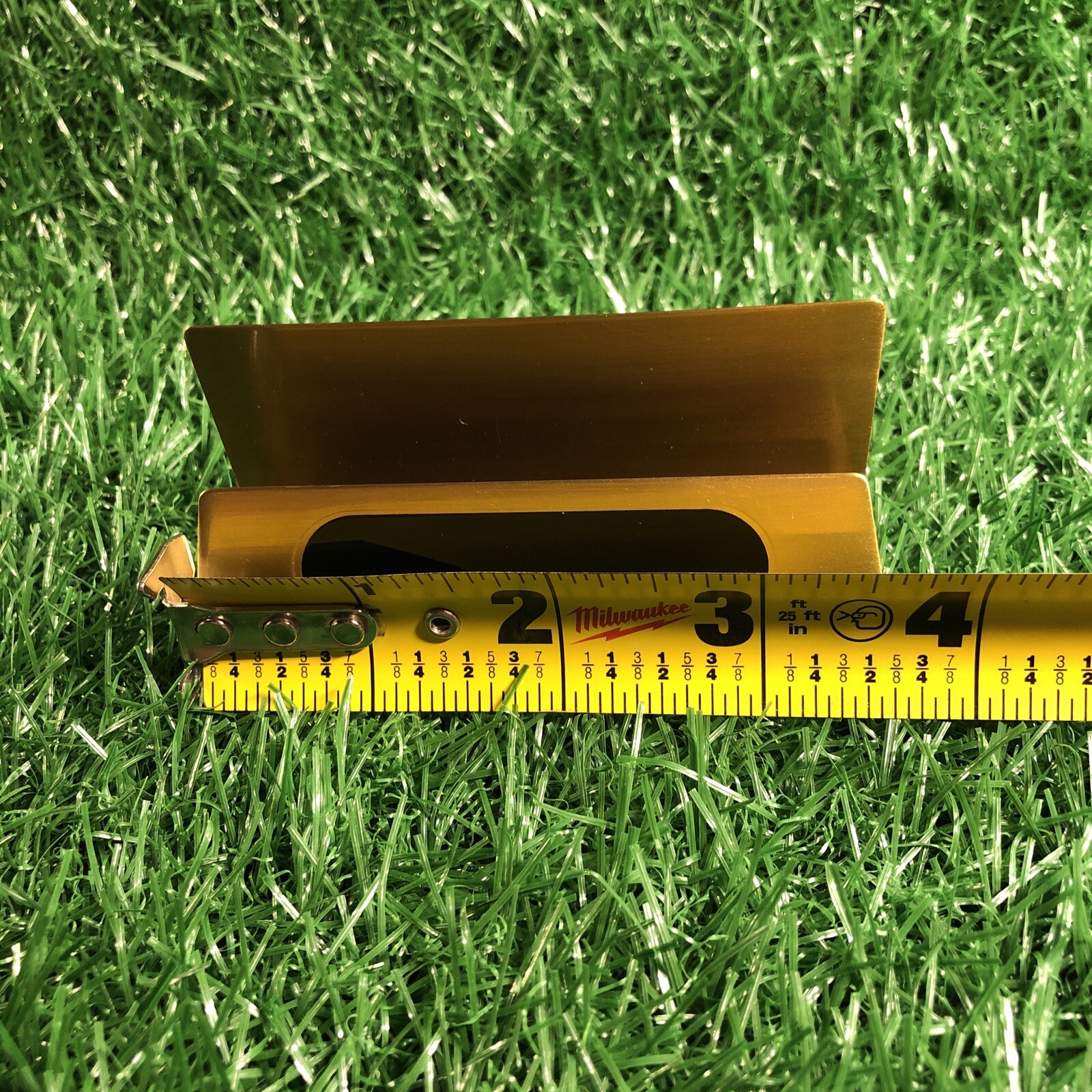 VTG Brass Business Card Holder Desk NOS eBay