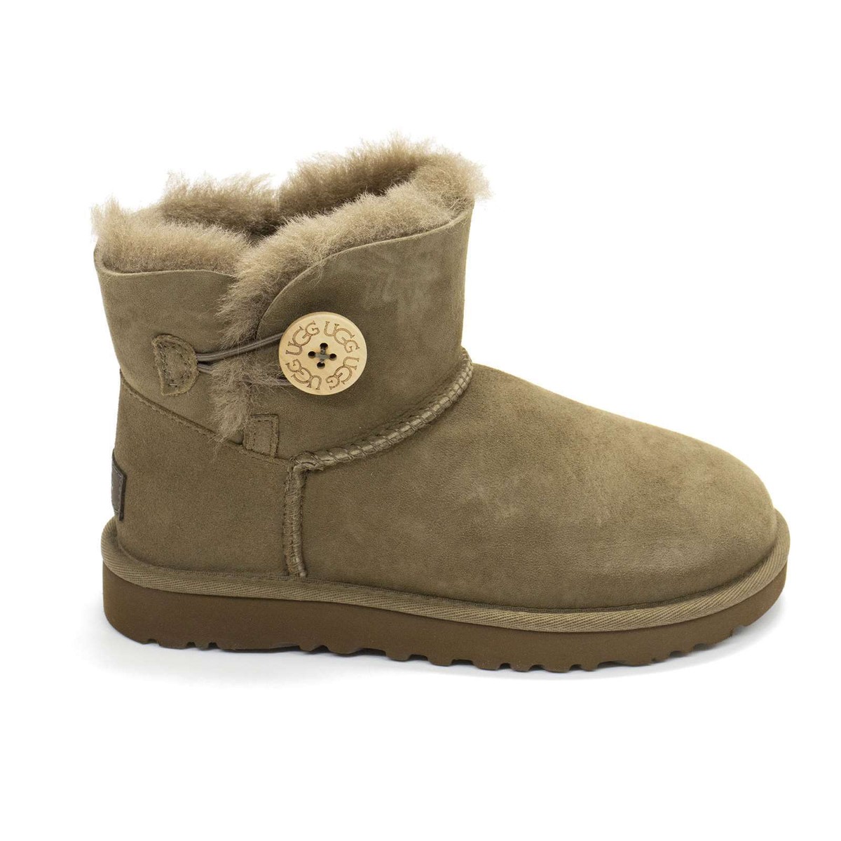 UGG Boots Women UGG Mini Bailey Button II Sheepskin Winter Boots