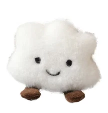 Cute Cloud Plush Keychain Keyring Pendant Bag Charm for Bag Smile Face  Feet New