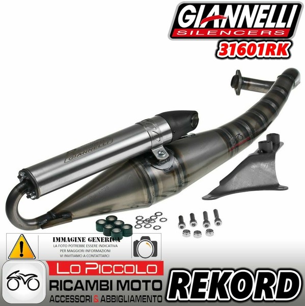 SchalldäMpfer Giannelli Rekord Genehmigt Aprilia Sr 50 R Factory ( I.E 2008-image