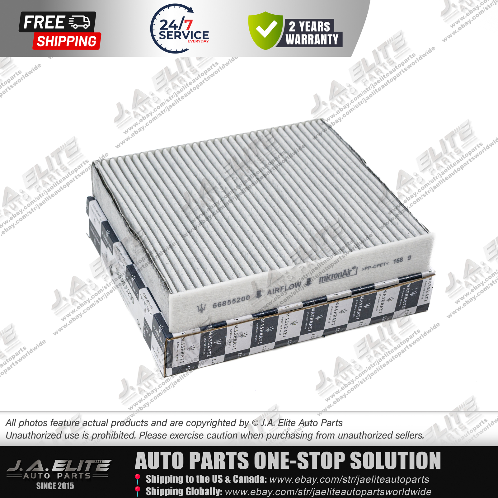 3pcs Air Filter & Pollen Filter for Ferrari 599, 612 OEM:223039,66855200