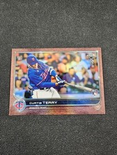 CURTIS TERRY 04/10 TOPPS CHROME BEN BALLER ROSE GOLD REFRACTOR RC TWINS #68 2022