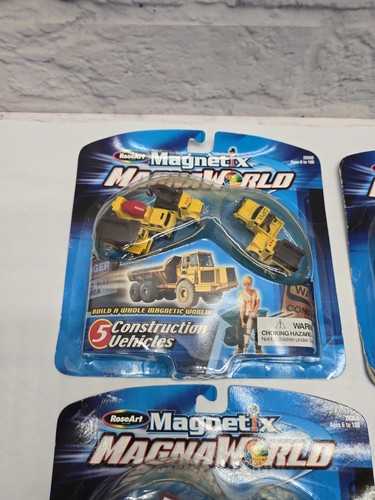 Vintage Rose Art Magnetic MagnaWorld Fahrzeuge 6 Stück - Bild 2 von 15