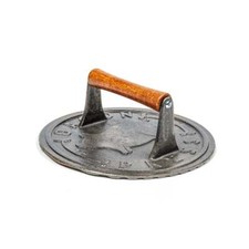 Norpro 8.75-Inch Cast Iron Bacon Press with W...