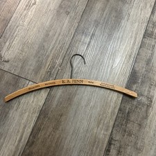 Rare Vintage E. A. Fenn Dry Cleaning Dyeing Hanger Santa Barbara Calif