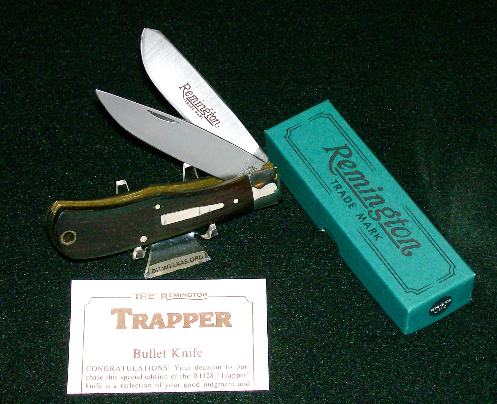 Remington Bullet Knife 1989 "R1128" USA Made 41/2" Closed W/Original