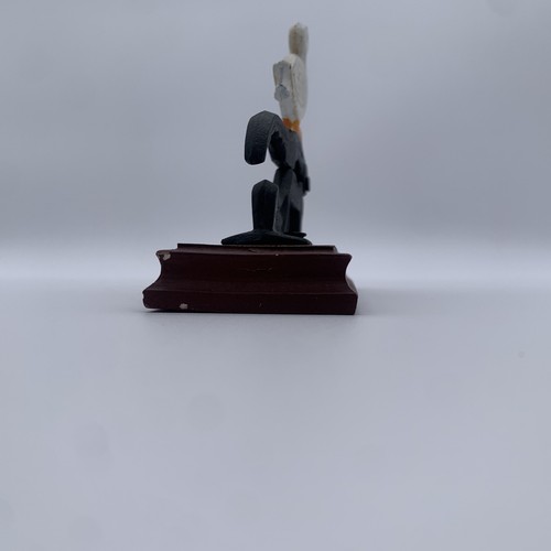 Vintage CAST IRON NUT CRACKER DUCK with Wood Base - Picture 2 of 5
