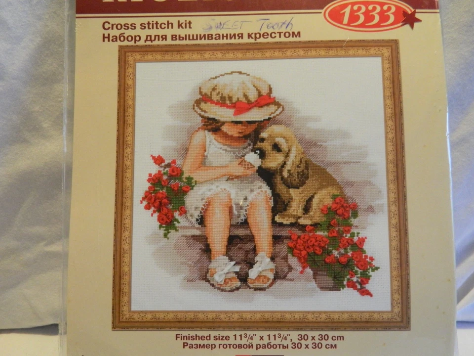 C-25 NUEVO 2012 RIOLIS KIT PUNTO DE CRUZ #1333 DIENTE DULCE Foto 2 de 3