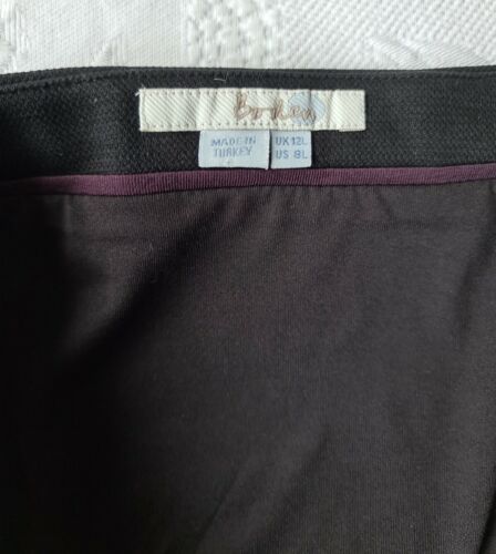 BODEN WG496 Damen A-Linien-Rock schwarz Baumwollmischung mit Taschen. Größe UK 12L, US 16L - Bild 10 von 12