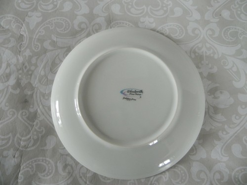 4 Wentworth Fine China 7 5/8" Plates Golden Pine 7279 Salad Gold Trim Japan - Picture 3 of 11