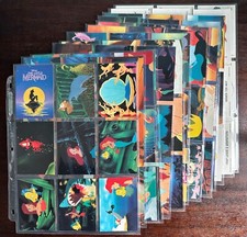 Complete Set Of Pro Set 1991 Disney's THE LITTLE MERMAID Trading Cards