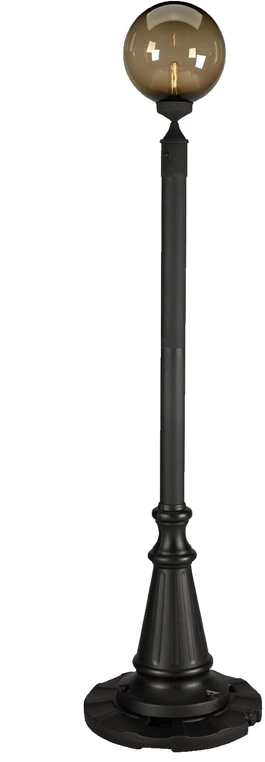 Glass Art Deco Black Lamps