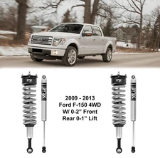Fox 2.0 Shox Performance Front Coilover Rear Shocks Fits 2009-2013 F-150 4WD