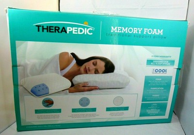 Therapedic Memory Foam Traditional Support Pillow Online