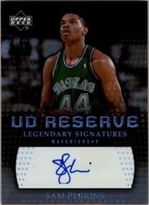 2006-07 UD Reserve Legendary Signatures #SP Sam Perkins Auto - NM-MT