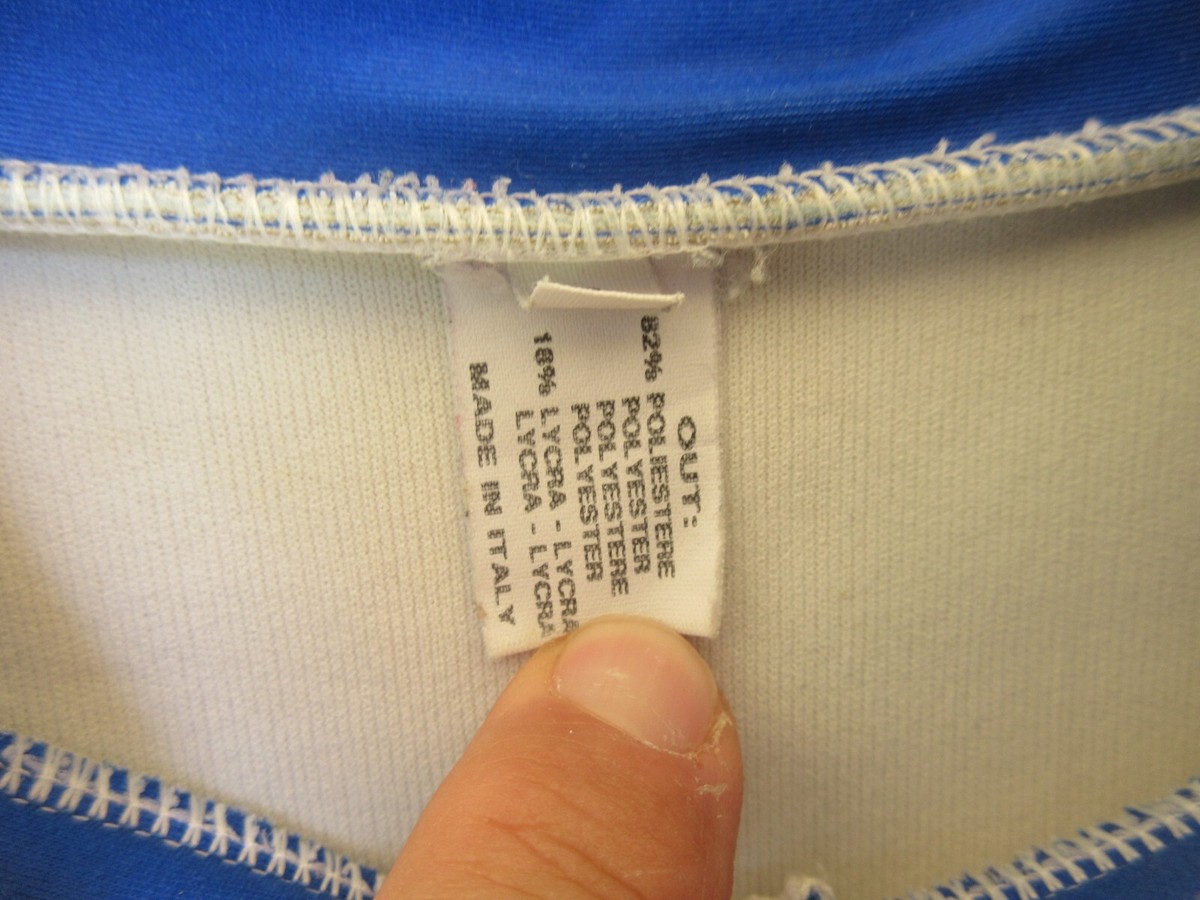 Veste Cycliste Vintage Nalini – Années 90, Casto Castorama, Blanc, Taille M