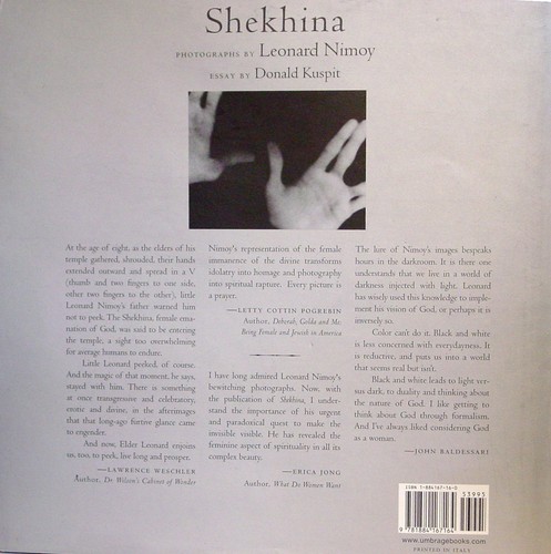 Shekhina by Leonard Nimoy (2002, Hardcover, first Edition) Collectible, signed - Picture 3 of 7